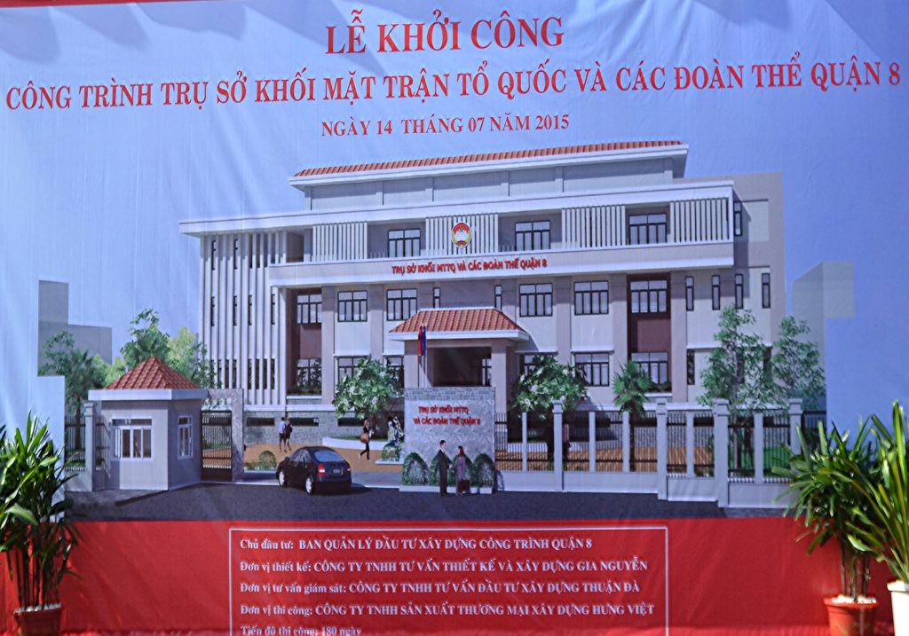 Dự án xây dựng Trụ Sở Khối MTTQ và Các Đoàn Thể Quận 8