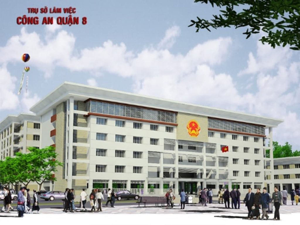 Dự án xây lắp Trụ Sở Làm Việc Công An Quận 8