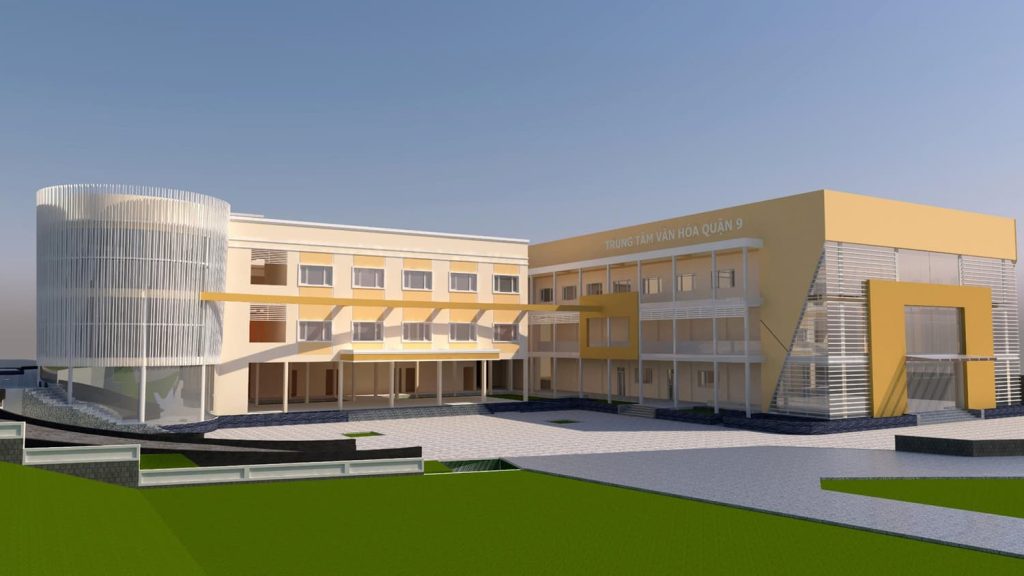 Dự án thi công xây lắp Trung Tâm Văn Hoá Quận 9