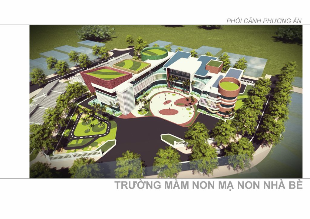 Dự án thi công xây dựng Trường Mầm Non Mạ Non Nhà Bè