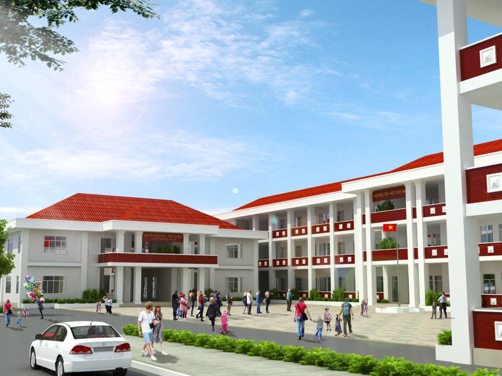 Dự án thi công xây dựng Trường Tiểu Học Thới An - Quận 12